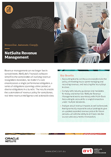 NetSuite - Revenue Management Module DS