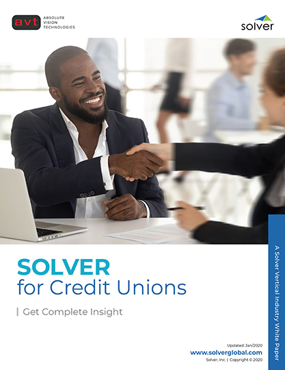 AVT Industry - Solver for Credit Unions